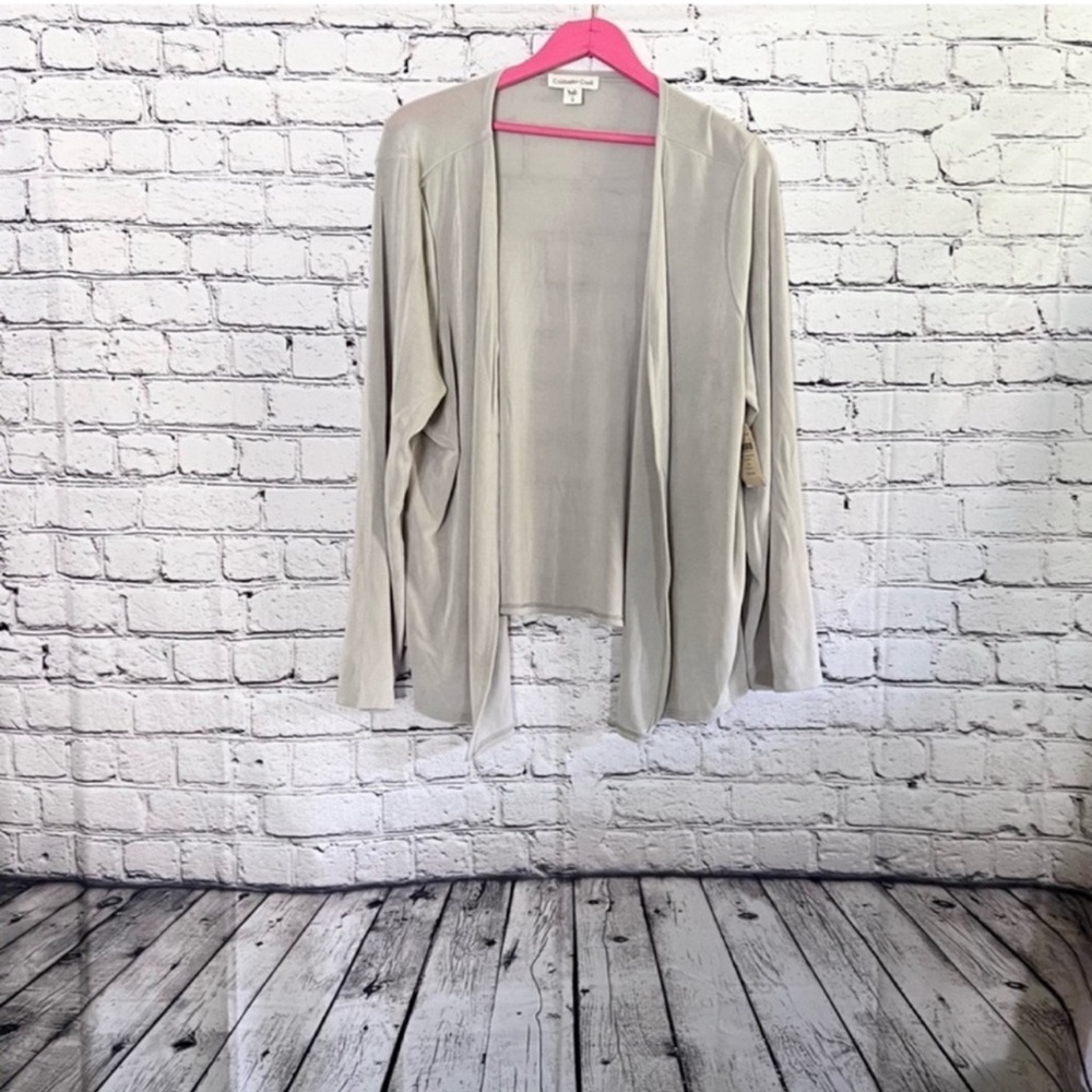 COLDWATER CREEK. NWT Open travel knit cardigan. Size 1X